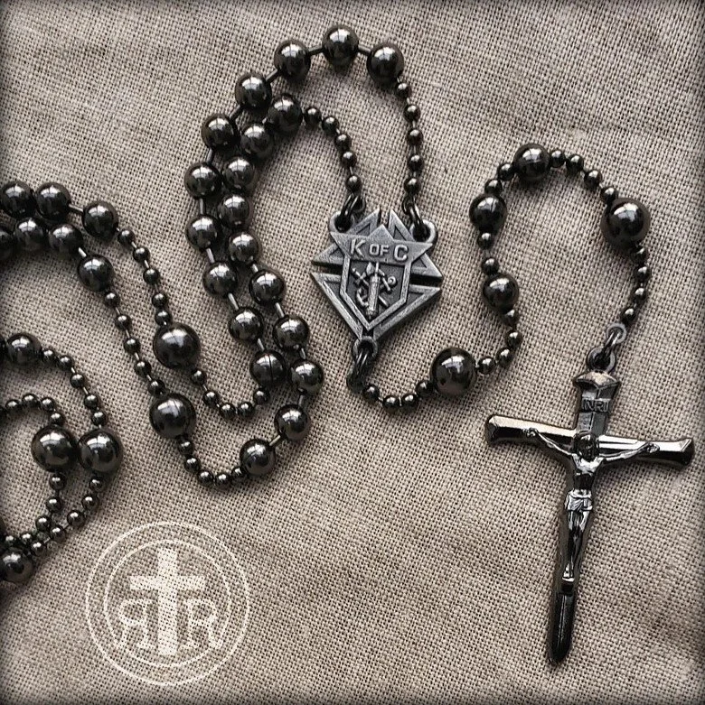 Knights of Columbus Combat and Paracord Rosary Collection
